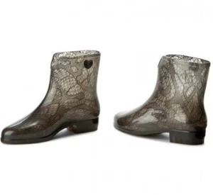 Dreamed By MEL MELISSA Gumboots Wellie Boots Sz 7-7.5 #26726 - Picture 1 of 11