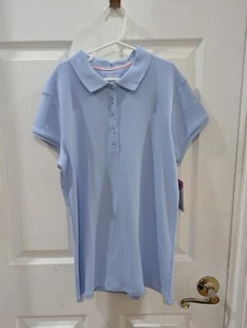 NWT_Girls IZOD Blue Short Sleeve Polo Shirt Size Xlg (18) - Picture 1 of 4