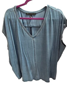 Top o camiseta tejida en cuña White House Black Market - Talla XL ¡Nueva!! - Imagen 1 de 3