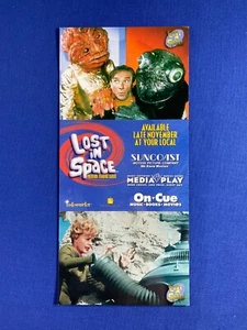 Lost In Space P3 P4 Suncoast Media Play Trading Card 3 Panel Musicland Promo - Picture 1 of 3