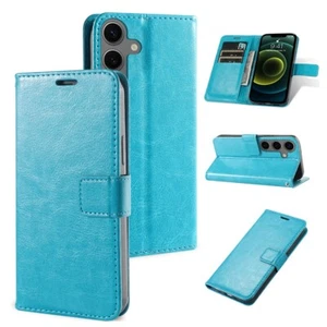 For Samsung Galaxy A72 A55 A35 A25 A15 A14 A13Leather Shockproof Flip Phone Case - Picture 1 of 25