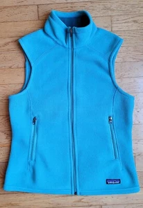 Patagonia Fleece Weste Synchilla Erwachsene M Blau Wandern Vintage Full Zip Damen. - Bild 1 von 5