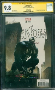 Venom 5 CGC 9.8 SS Clayton Crain 1:100 Variant Infinity Signature 5/17 - Bild 1 von 6