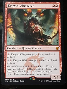 Dragon Whisperer , Dragons of Tarkir , Near Mint , MTG, FREE SHIPPING - Picture 1 of 2