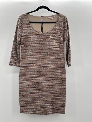 Mini Vestido Love 21 Grande Colores Otoño Manga 3/4 ~ Cremallera Trasera ~ Forrado ~ Poliéster/Spandex Foto 1 de 4