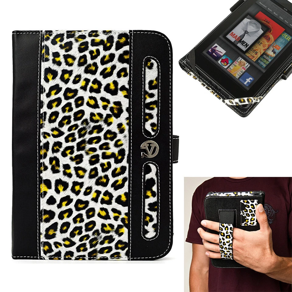 Leopard Full Coverage Tablet Cover Case For 7" Samsung Galaxy J / Lenovo Tab M7 - Image 1 of 4