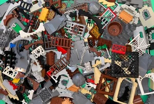 Lego Castle Parts Bulk Lot 50 Random Selection Pieces Kingdom Knight Fantasy MOC - Picture 1 of 6
