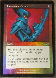 Flowstone Armor 1x FOIL MtG FOIL Nemesis - Picture 1 of 2