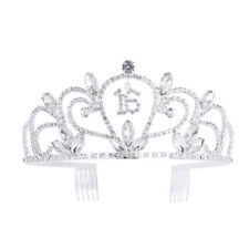 16 Years 16th Birthday Princess Rhinestone Jewellery Tiara Number Rhinestones