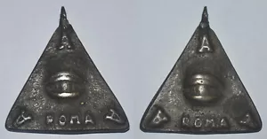 Philippines Vintage Amulet Anting Anting TRESPICO ROMA AAA Triangular Medal - Picture 1 of 4