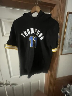Sudadera con capucha negra manga corta Klay THOMPSON 11 WARRIORS PRO STANDARD NBA Talla L Foto 1 de 4