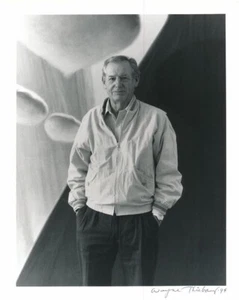 Wayne Thiebaud-RARA fotografía de colección firmada (pintor famoso) - Imagen 1 de 1