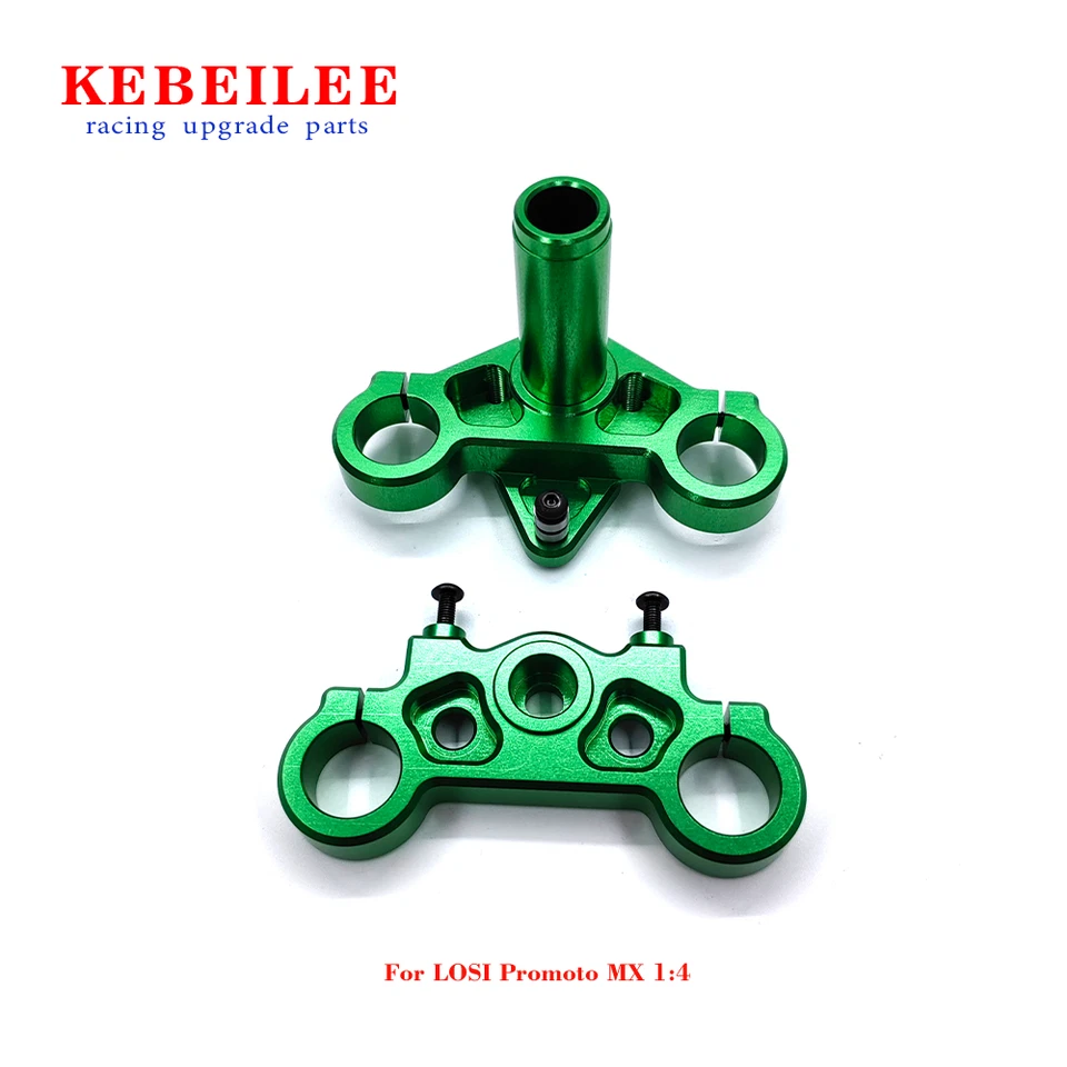 KEBEILEE CNC Aluminum7075# Triple Clamp set for LOSI Promoto MX 1/4 LOS264004 - Image 1 of 1
