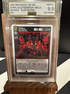 MetaZoo Seance - Chains Of Old Scratch - Holo Playtester - AGS 9.5 Mint+ - Bild 1 von 2