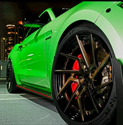 20" BC Forged wheels with Michelin Cup 2 tires and  pressure sensors Included  - Image 1 of 4