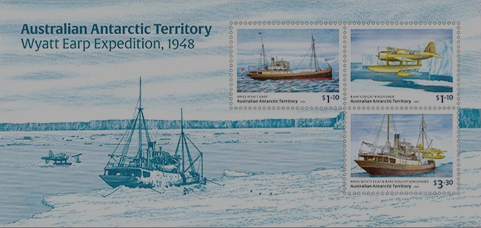 AAT (Australia) 2020 - HMAS Wyatt Earp, hoja - MNH Foto 1 de 1