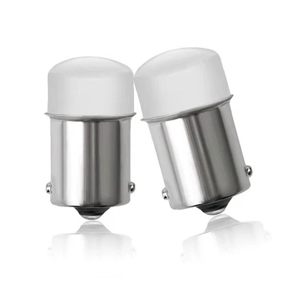 2er BA15S LED 5W Auto Rücklicht Bremslicht Blinker Birne 1156 Weiß Licht Lampe