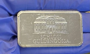 Geiger Edelmetalle 1 Troy Oz .999 Fine Silver Discontinued Rectangular Bar - Picture 1 of 5