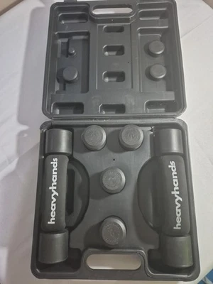 Heavy Hands Multipac Multi-Set Workout Weights 1, 2, 3 w/Case AMF - Image 1 of 4