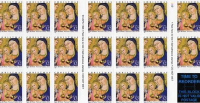 Pietro Madonna and Child,SC 3176, 19967,MNH. FV $6.40 CV $22.50.  (Lot 216) - Image 1 of 2