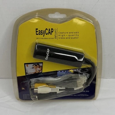 EasyCAP Capture USB 2.0 Video Adapter with Audio Model DC60 - Image 1 of 4