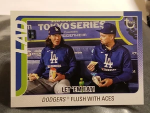 2025 Topps Update✨RARE SSP Vintage Stock /99 Veteran Combos✨#US119 Glasnow,Snell - Bild 1 von 3