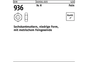 Reyher Sechskantmutter DIN 936 M 35 x 1,5 14 H - Bild 1 von 1