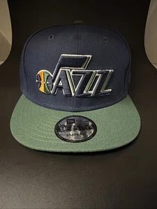 New Era 9Fifty Utah Jazz SnapBack Mütze Navy/Grün Neu - Bild 1 von 5