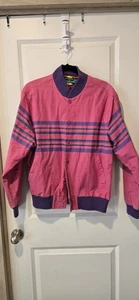 Vintage 90s Wrangler Brush Popper Jacket Pink Western USA, Size Medium  - Bild 1 von 4