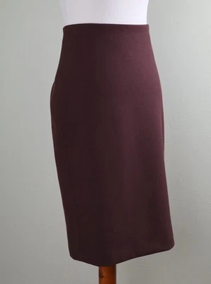 Falda lápiz White House Black Market nueva con etiquetas $99 The Luxe Solid Port talla 8 Foto 1 de 4