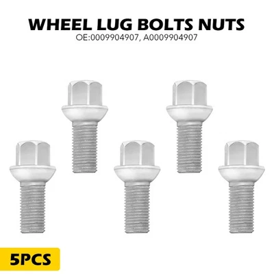 5X Tornillos de tuerca de rueda aptos para Mercedes Benz ML350 ML500 ML450 ML55 ML63 R320 R350 Foto 1 de 4