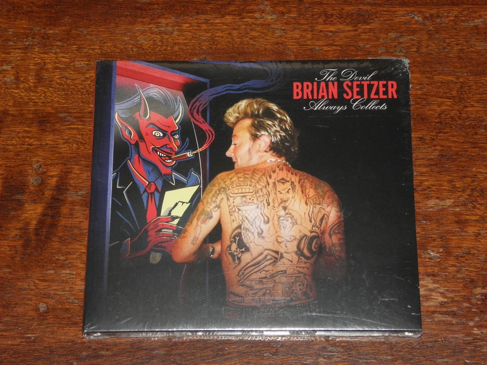 BRIAN SETZER - THE DEVIL ALWAYS COLLECTS (DIGIPAK CD ALBUM 2023) SURFDOG 90869-1 - Image 1 of 2