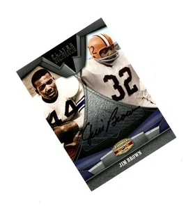 RARE 2009 Gridiron Gear SP TIMELINE JIM BROWN AUTO /32! Syracus CLEVELAND BROWNS - Picture 1 of 1