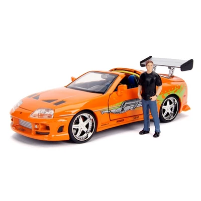 Toyota Supra with figure Brian Fast & Furious 1/18 - 31139 JADA TOYS - Immagine 1 di 4
