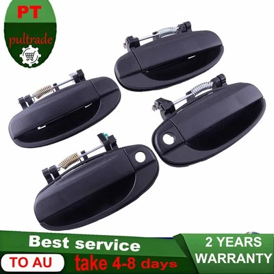 4Pcs Exterior Outside Door Handles Front Rear Left Right Fit For Chevrolet Aveo — 第 1/4 张图片