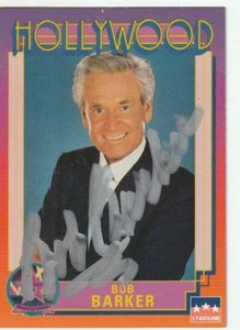 Bob Barker Hollywood Walk of Fame Autograph Card Signed Starline - Picture 1 of 1
