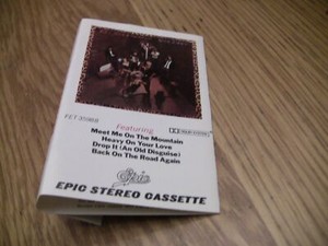 REO Speedwagon Nine Lives  Cassette J Card Insert ONLY No Tape or case