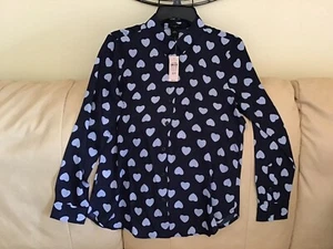 ANN TAYLOR women’s Blouse 6p Size, Long Sleeve, Button Up, New With Tag, Poly. - Picture 1 of 10