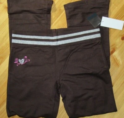 Pantalón activo Calvin Klein para niñas talla L marrón con 2 bolsillos traseros NUEVO CON ETIQUETAS LINDO Foto 1 de 4