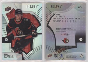 2021-22 Upper Deck Allure Number /199 Tim Stutzle #80
