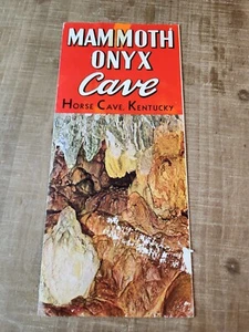 Vintage Reiseprospekt Mammut Onyx Höhle: Pferdehöhle, Kentucky - Bild 1 von 12