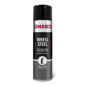 Simoniz Wheel Steel Acrylic Spray Paint Aerosol 500ml - Picture 1 of 6