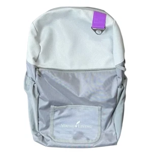 Young Living Essential Oils Backpack Laptop Tablet Bag Convention Gray Purple - Picture 1 of 3