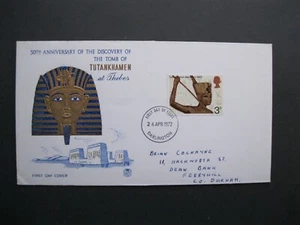 FDC 1972 50th Anniversary of Discovery Tomb Tutankhamen - Picture 1 of 1