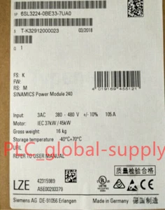 6SL3224-0BE33-7UA0 1PCS Brand New SIEMENS 6SL3 224-0BE33-7UA0 Fast shipment - Afbeelding 1 van 4
