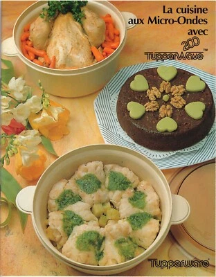 Tupperware Vintage - La cuisine au micro-ondes avec Tupperware 200 - Immagine 1 di 2