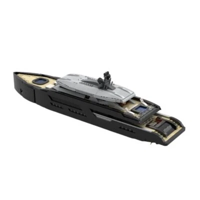 ZITIANYOUBUILD Medium Yacht Model 2977 Pieces/Black Building Toys Set MOC Build - Image 1 of 4