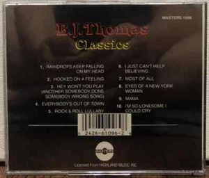 B. J. Thomas - Classics (CD) - Picture 1 of 2