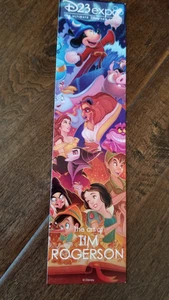 2017 D23 EXPO DISNEY FINE ART PROMO CARD BOOKMARK MICKEY BEAUTY SNOW ROGERSON  - Picture 1 of 1