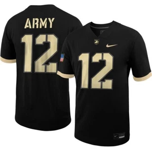 Nike Army Black Knights Untouchable Football Jersey - #12 - Black - Picture 1 of 1